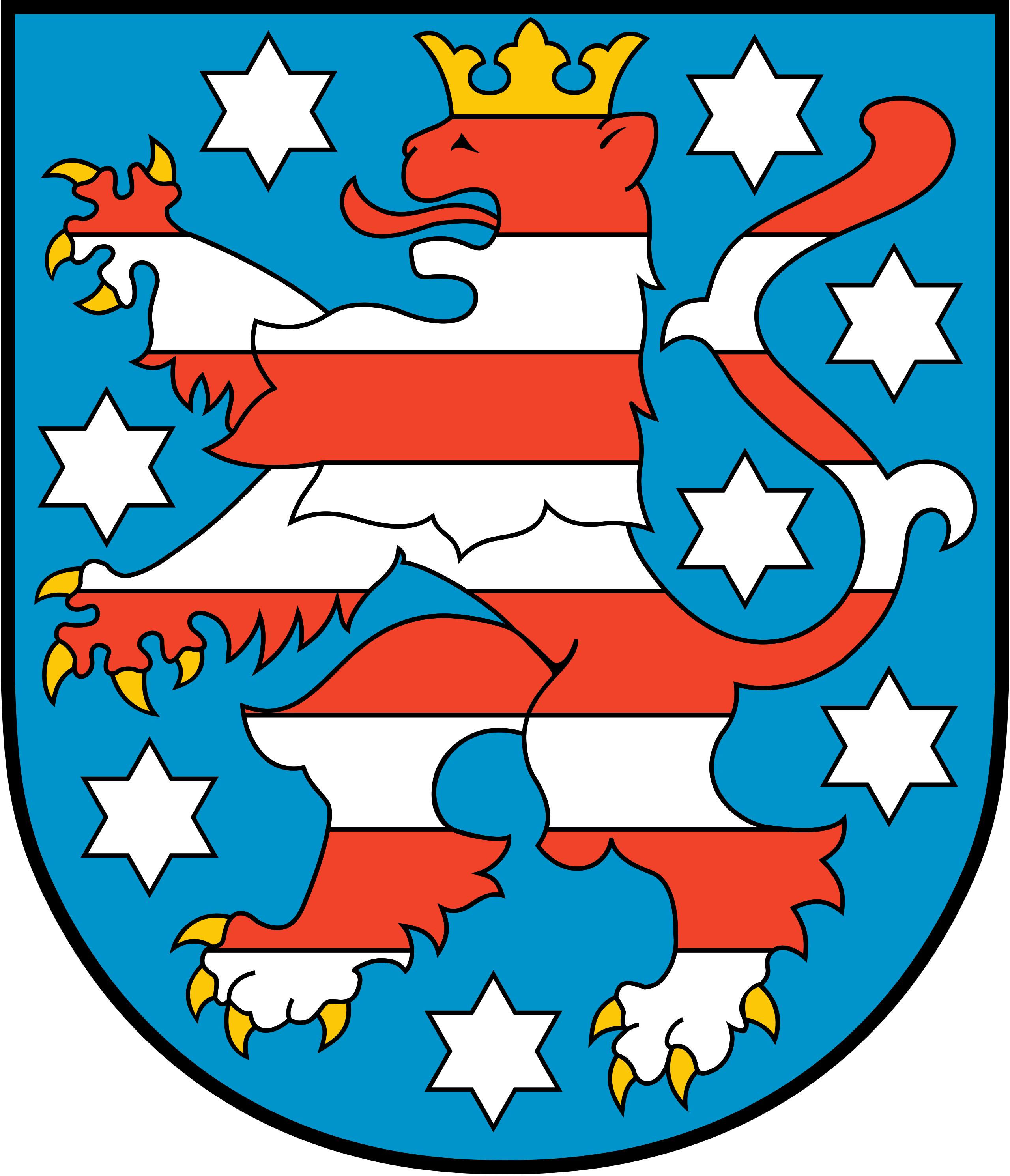 Thüringen Wappen
